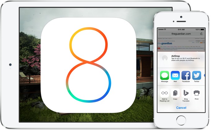 Διαθέσιμο από σήμερα το iOS 8 με σημαντικές αλλαγές