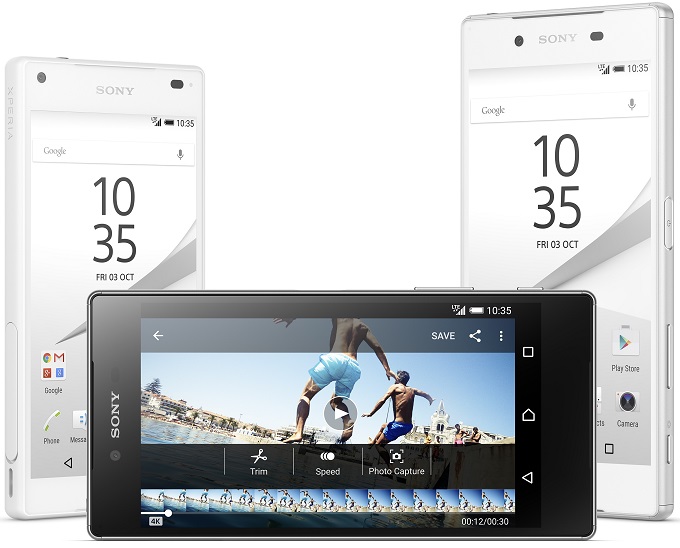 Η Sony ανακοίνωσε τα Xperia Z5, Z5 Compact και Z5 Premium με το τελευταίο να διαθέτει οθόνη 4K