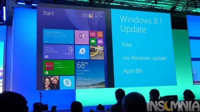 Στις 8 Απριλίου η πρώτη αναβάθμιση των Windows 8.1