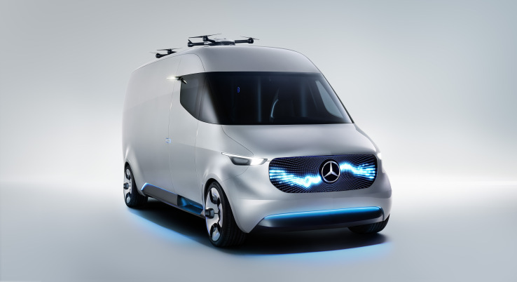 Οι Mercedes-Benz και Matternet αποκάλυψαν το Vision Van, μία πλατφόρμα παράδοσης δεμάτων με drones