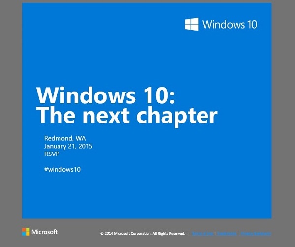 Περισσότερες πληροφορίες για τα Windows 10 στις 21 Ιανουαρίου
