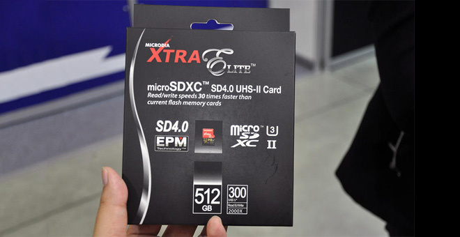 Η Microdia θα διαθέσει την κάρτα μνήμης microSDXC, XTRA Elite στα 512GB
