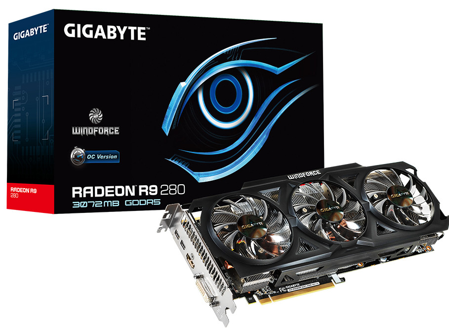 Gigabyte: Αποκάλυψε τη νέα Radeon R9 280 WindForce OC