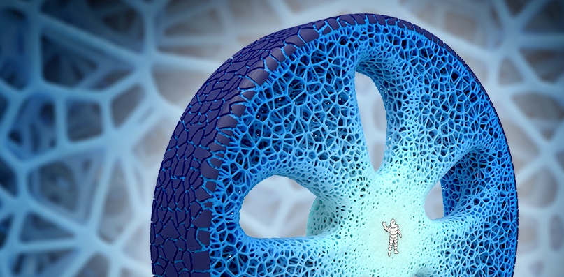 Η Michelin παρουσίασε το λάστιχο του μέλλοντος Vision, που είναι 3D-printed