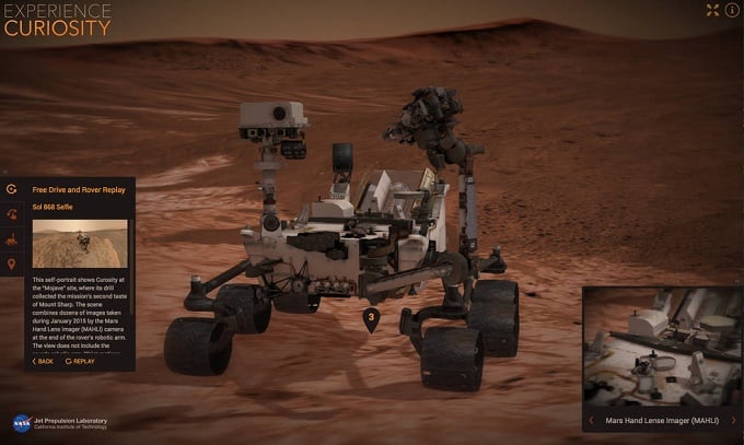 Τώρα μπορείτε να "οδηγήσετε" στον Άρη, με τον Curiosity simulator της NASA