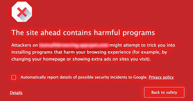 Ο Chrome προειδοποιεί για κακόβουλες ιστοσελίδες, πριν τις φορτώσετε