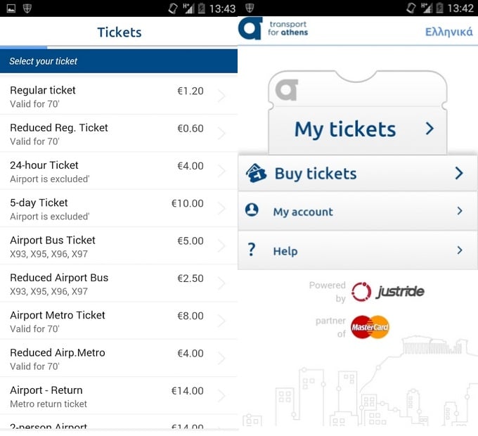 Tfa Tickets app: Πληρώστε το εισιτήριο σας στις συγκοινωνίες Αθηνών με το smartphone σας