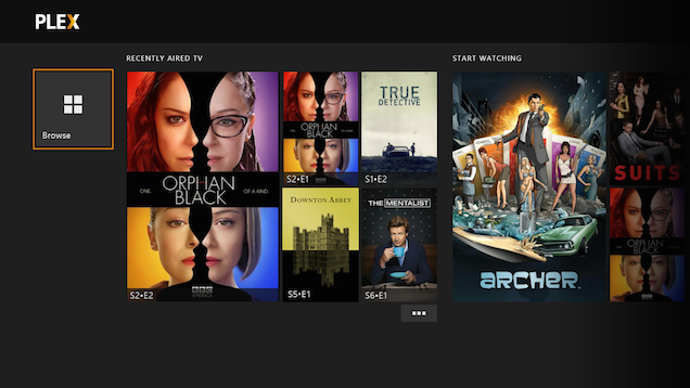 Το Plex από σήμερα στο Xbox One, επιτρέποντας το streaming ταινιών στην τηλεόραση σας