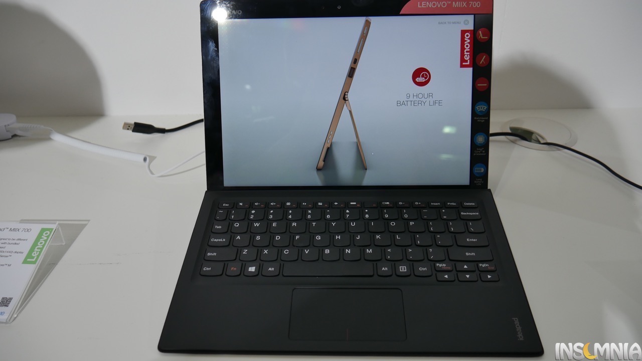 Η Lenovo αποκάλυψε τον ανταγωνιστή του Microsoft Surface, MIIX 700 (Video)