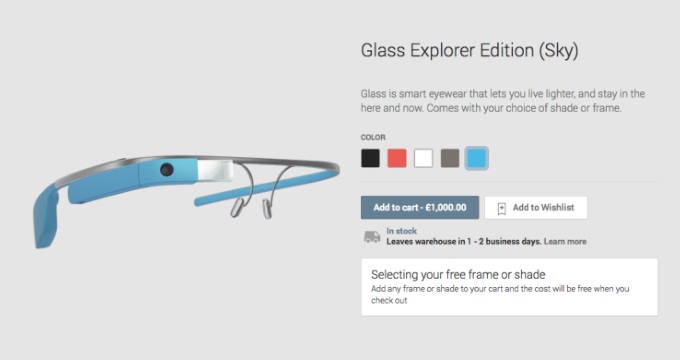 Τα Google Glass διαθέσιμα για πρώτη φορά στην Ευρώπη, αρχικά στην Αγγλία