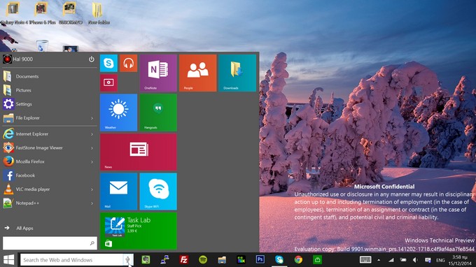 Νέα έκδοση των Windows 10 (build 9910) που διέρρευσε αποκαλύπτει νέα εφαρμογή Xbox και την Cortana