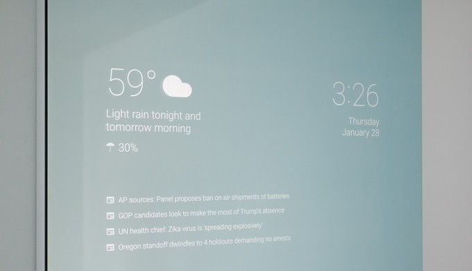 Μηχανικός της Google κατασκευάζει καθρέφτη που "τρέχει" Android