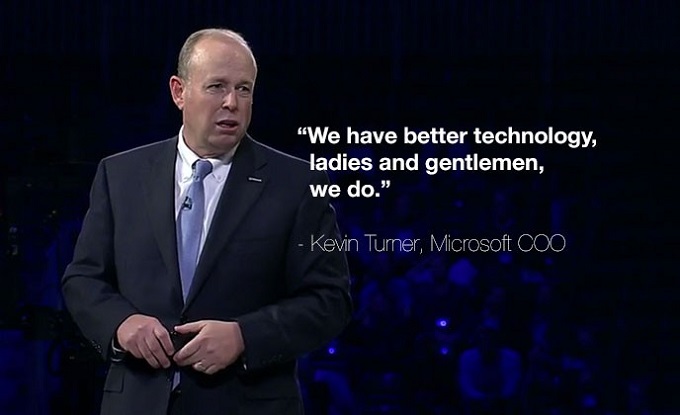 Ο COO της Microsoft για την Google: “Έχουμε καλύτερη τεχνολογία”
