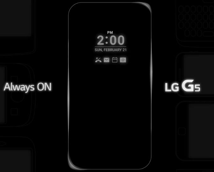 Το νέο LG G5 θα διαθέτει οθόνη "Always On"