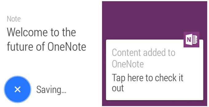 Η Microsoft ανακοίνωσε το OneNote για Android Wear
