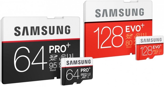 Νέες σειρές καρτών μνήμης SD και microSD από την Samsung, PRO Plus και EVO Plus