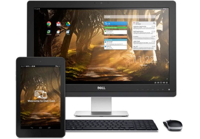 Με το Dell Cast, η οθόνη του Venue tablet σας μεταφέρεται εύκολα σε μεγαλύτερη οθόνη