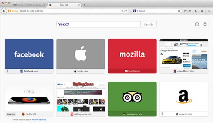 Ο Firefox θα κοιτάει το ιστορικό για να προτείνει διαφημίσεις μέσω των νέων Suggested tiles