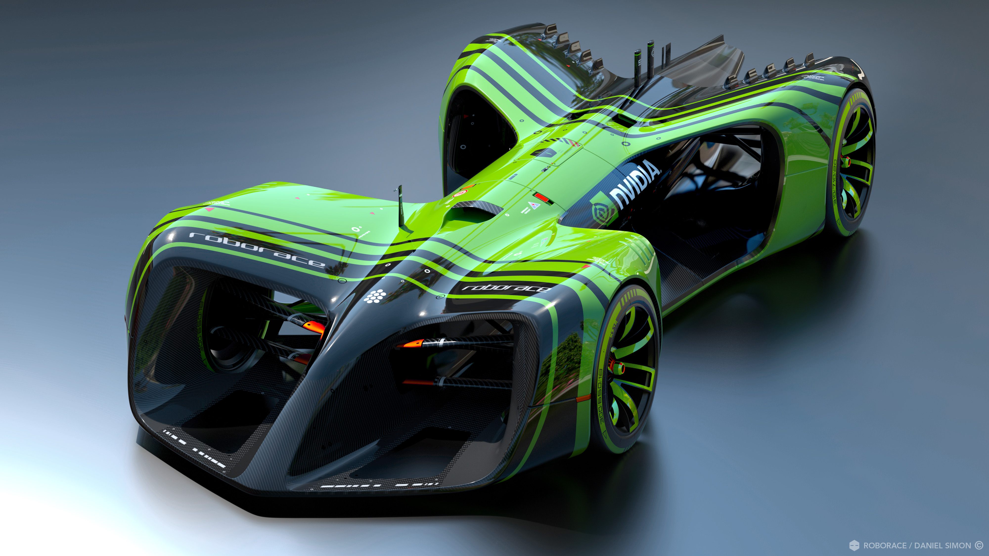 Οι πρώτοι αγώνες αυτοκίνητων χωρίς οδηγό, Roborace, θα έχουν την υποστήριξη της Nvidia