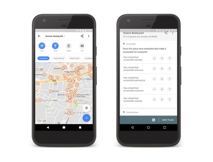 Google Maps: Δυνατότητα προσθήκης πληροφοριών για τοποθεσίες προσβάσιμες σε ανθρώπους με αναπηρικό αμαξίδιο