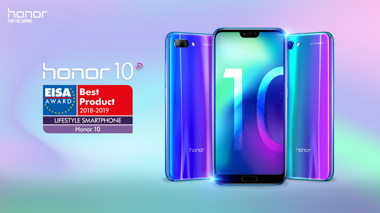 Βραβείο "EISA Lifestyle Smartphone 2018-2019" για το Honro 10