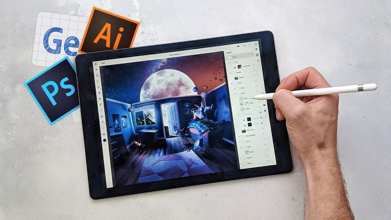 Η Adobe σχεδιάζει να φέρει μετά το Photoshop και το Illustrator στο iPad