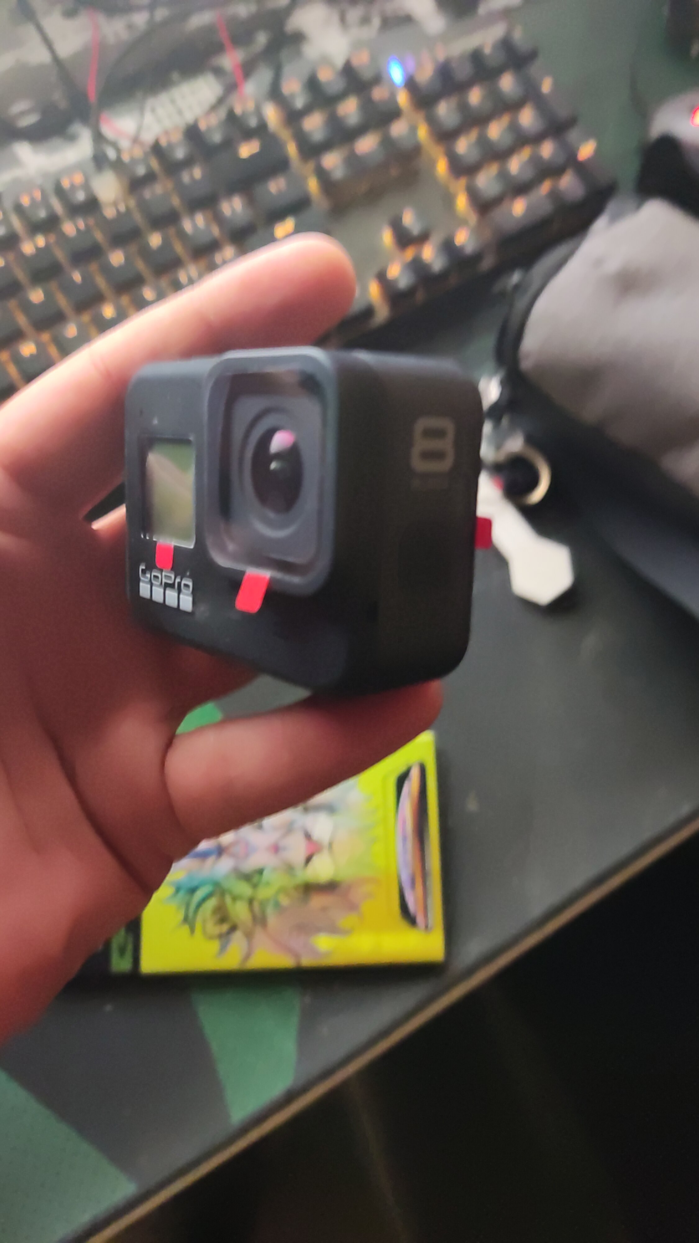 Ζελατίνα Gopro hero 8 black με έξτρα μπαταρία Βιντεοκάμερες Insomnia gr