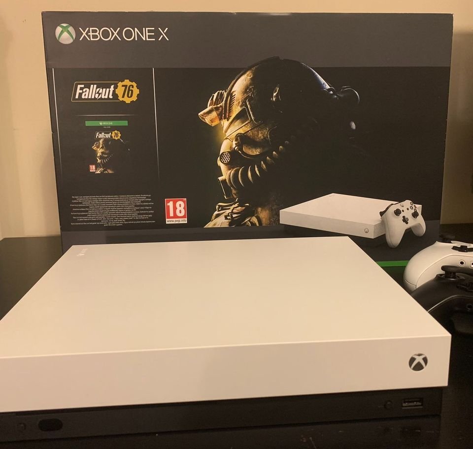 Bundle Microsoft Xbox One X Robot White Tb Fallout