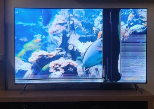 Samsung 55'' Curved UE55KS7500 Smart TV με πρόβλημα