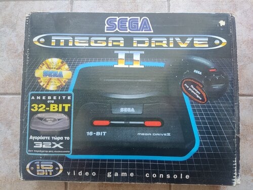 Sega mega drive ii boxed+controller+manuals