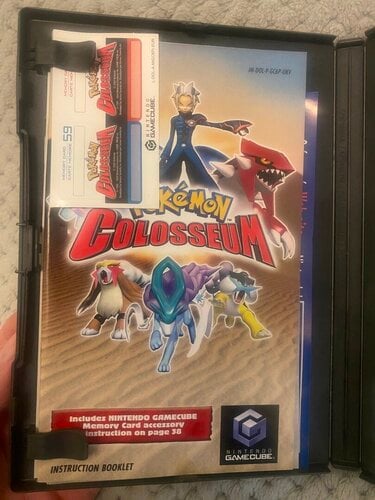 Pokemon Colosseum + Memmory Card Gamecube