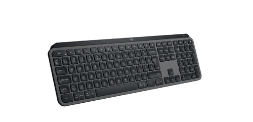 Logitech MX Keys Advanced Wireless Illuminated Keyboard (Γραφίτης/RF Wireless + Bluetooth)
