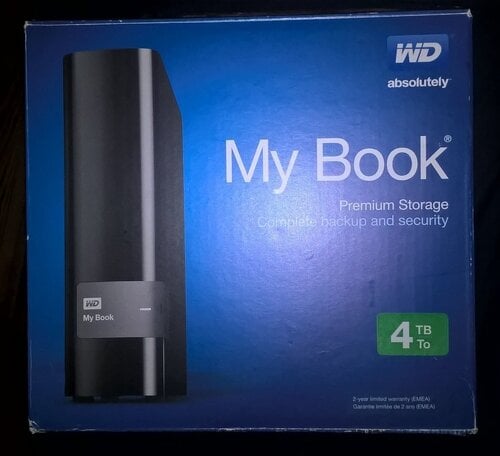 WD My Book 4TB USB 3.0 (Θήκη-Πλακέτα)