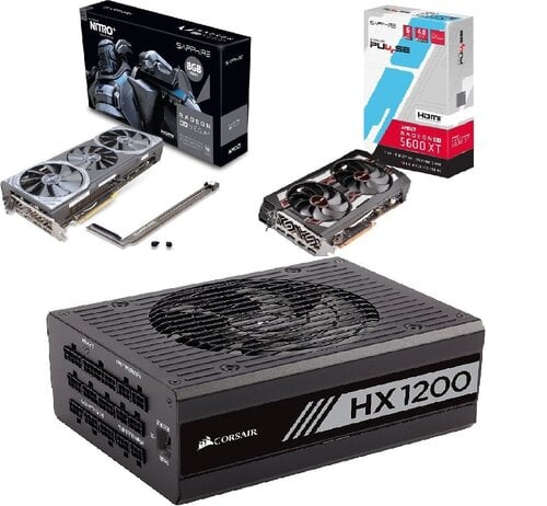 Corsair HX1200 (1200W) Platinum + GPUs