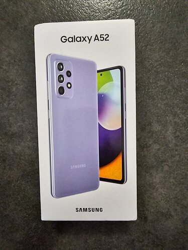 Samsung A52  Violet με πρόβλημα