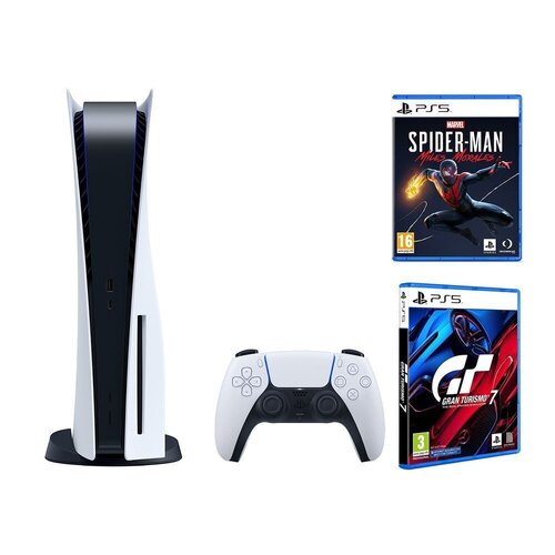Sony PlayStation 5 με Gran Turismo 7 & Marvel's Spider-Man: Miles Morales