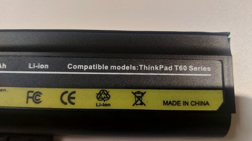Μπαταρία Laptop - Battery for Lenovo ThinkPad T60