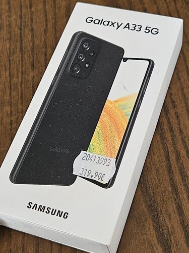 Samsung Galaxy A33 5G (Μαύρο/128 GB)