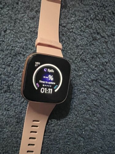 Fitbit Versa 2 Aluminium 40mm Αδιάβροχο Smartwatch με Παλμογράφο (Ροζ)