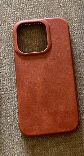 iPhone 14 Pro RYAN LONDON saddle brown δερμάτινη θήκη