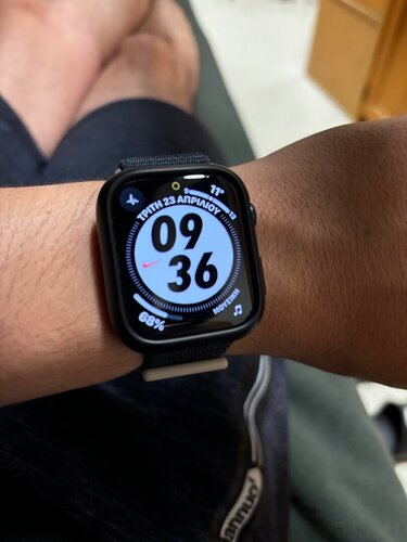 Apple Watch Series 9 (45mm/Μαύρο/Αλουμίνιο)