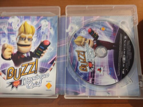 Πωλείται Buzz PS3 Παγκόσμιο Κουίζ με 3 buzzers και adapter