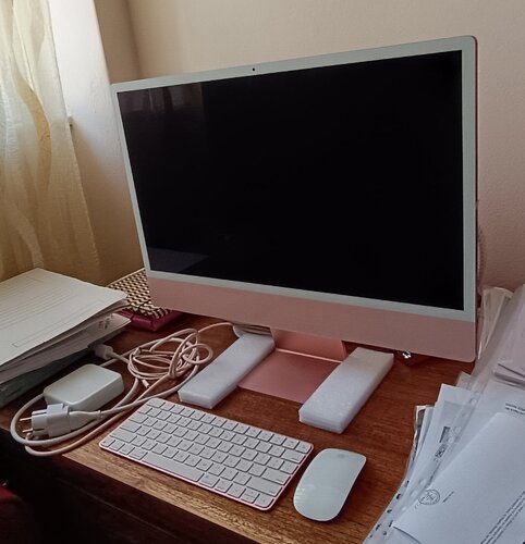 Apple M1 iMac 24" 2021 (M1/8GB/256GB SSD/7-Core GPU/macOS) Pink GR
