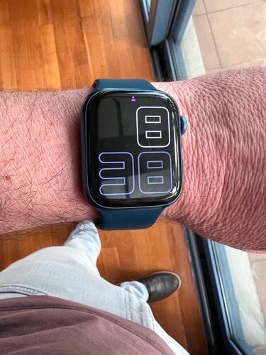Apple Watch Series 7 (45mm/LTE/Μπλε/Αλουμίνιο)