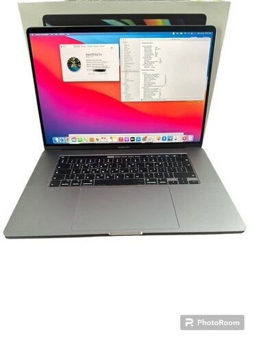 Apple MacBook Pro A2141 16.0” I7-9750H, 16GB, 512GB SSD