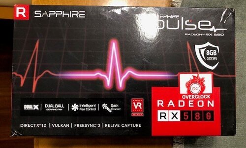 Sapphire RADEON RX 580 - 8GB - GDDR5 - PULSE