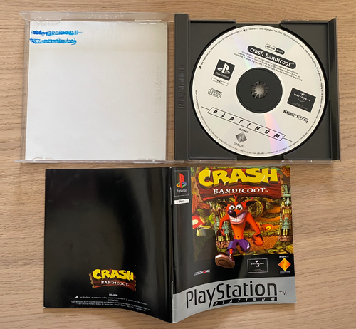 PS1 Crash Bandicoot PAL