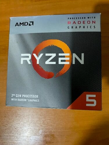 AMD Ryzen 5 3400G (έχει ανοιχτεί το κουτί)