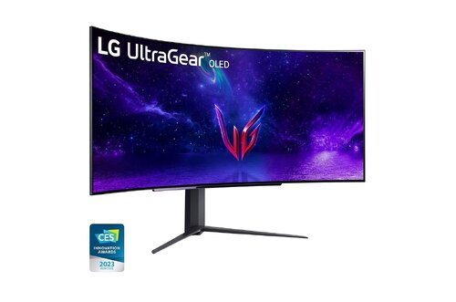 LG UltraGear 45GR95QE-B OLED HDR Curved Gaming Monitor 45" QHD 3440x1440 240Hz