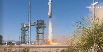 Πρώτη εκτόξευση επανδρωμένης αποστολής στα όρια του διαστήματος για τη Blue Origin μετά το 2022